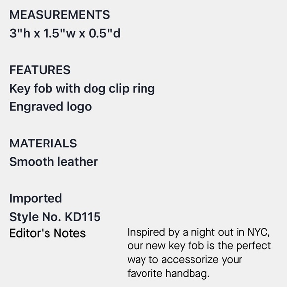 Kate spade NY perfect match bag charm - Picture 3 of 4